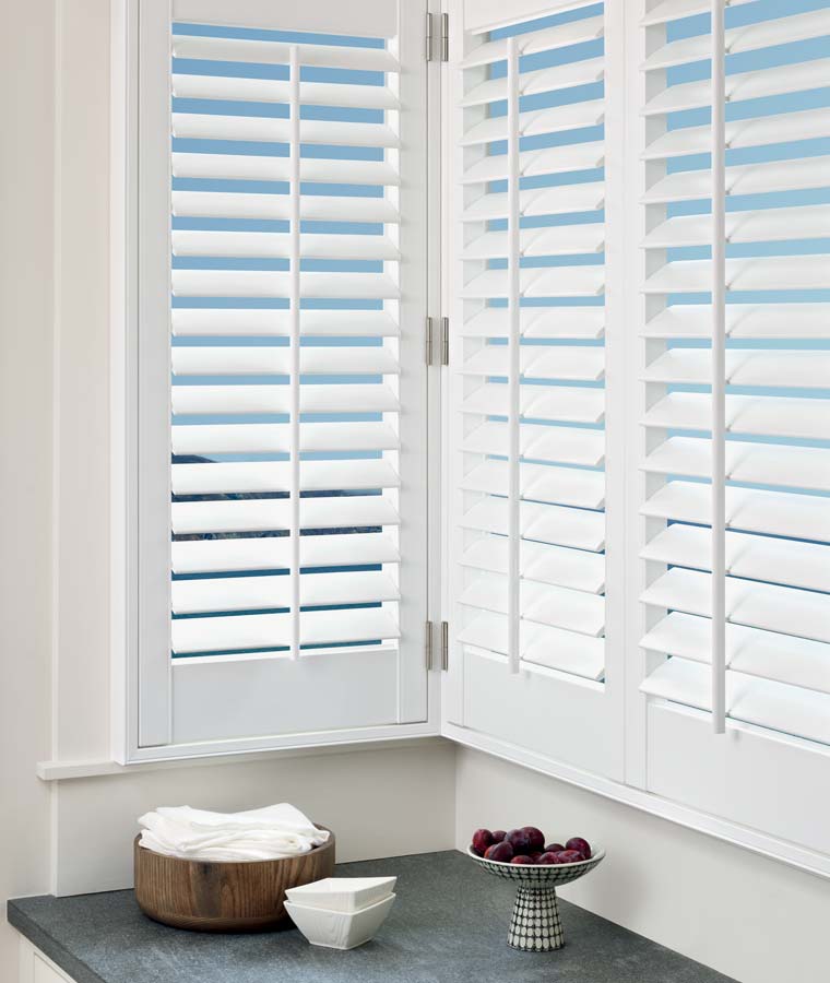 white shutters detail